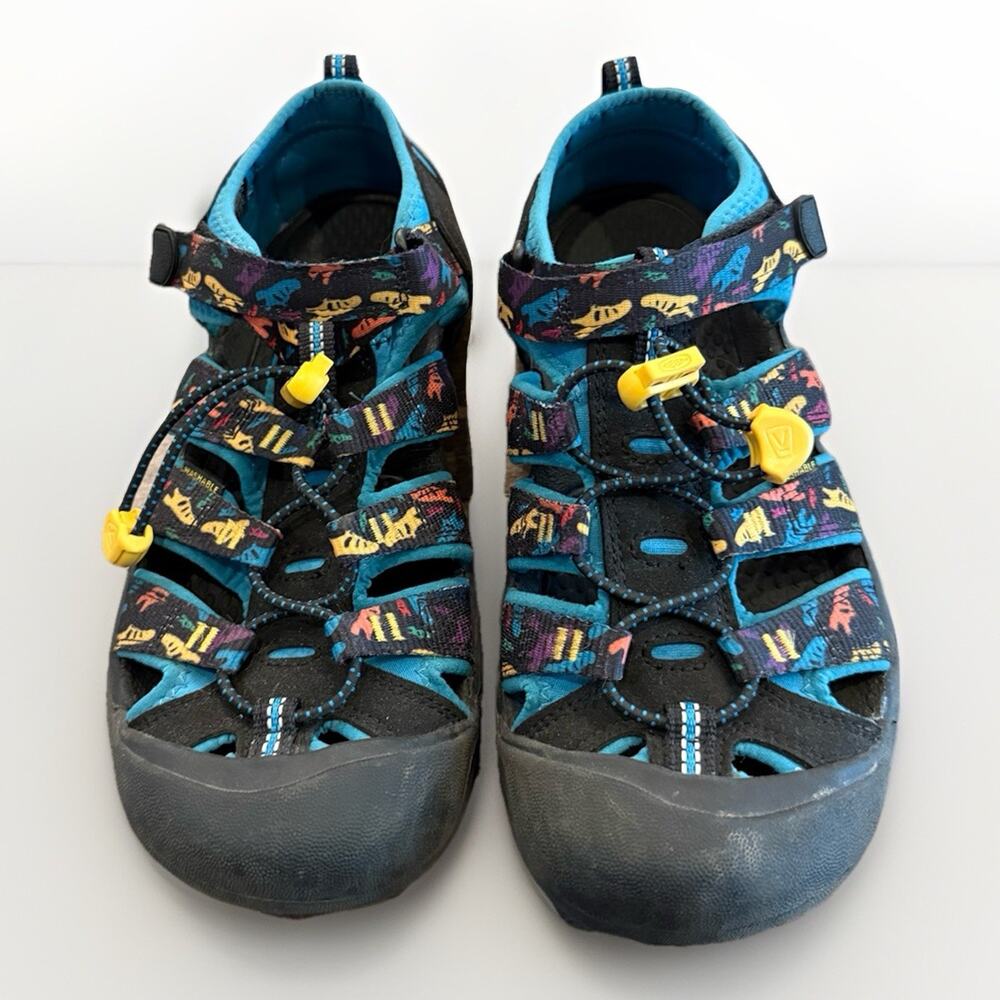 Keen Newport H2 Sandals Big Kids Youth Blue Water Shoes Sport Washable Size 5